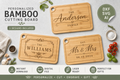Custom laser engraved cutting board made by ELT Custom Creations