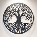 Ironroot Tree of Life — Laser-Cut Metal Wall Art