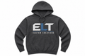 ELT Custom Creations charcoal pullover hoodie