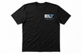 ELT Custom Creations black left chest logo t-shirt