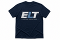 ELT Custom Creations navy logo t-shirt