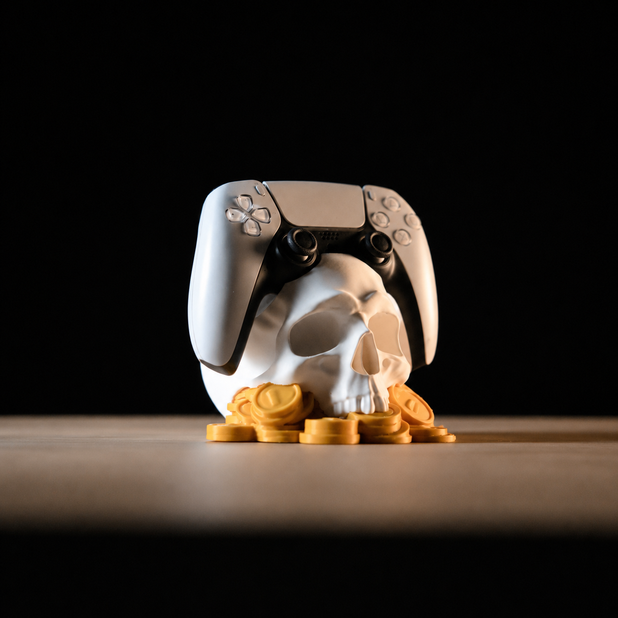 Skull Controller Stand - 3D printed controller stand
