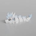 Wind Dragon Articulated Keychain Figure