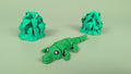 Crocodile Articulated Keychain Figure