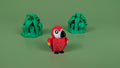 Parrot Articulated Keychain Figure