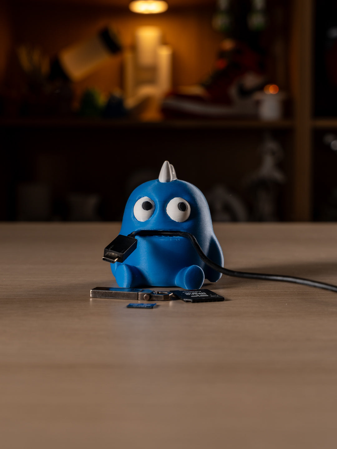 Cable Monster Desk Helper Blue