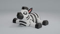 Zebra Articulated Keychain Figure