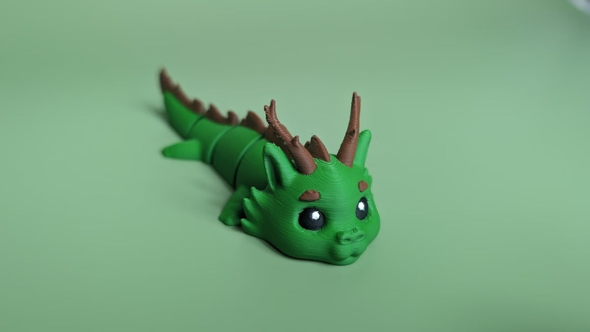 Forest Dragon Articulated Figure Keychain