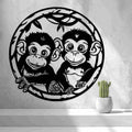 2d Baby Monkeys Wall Art