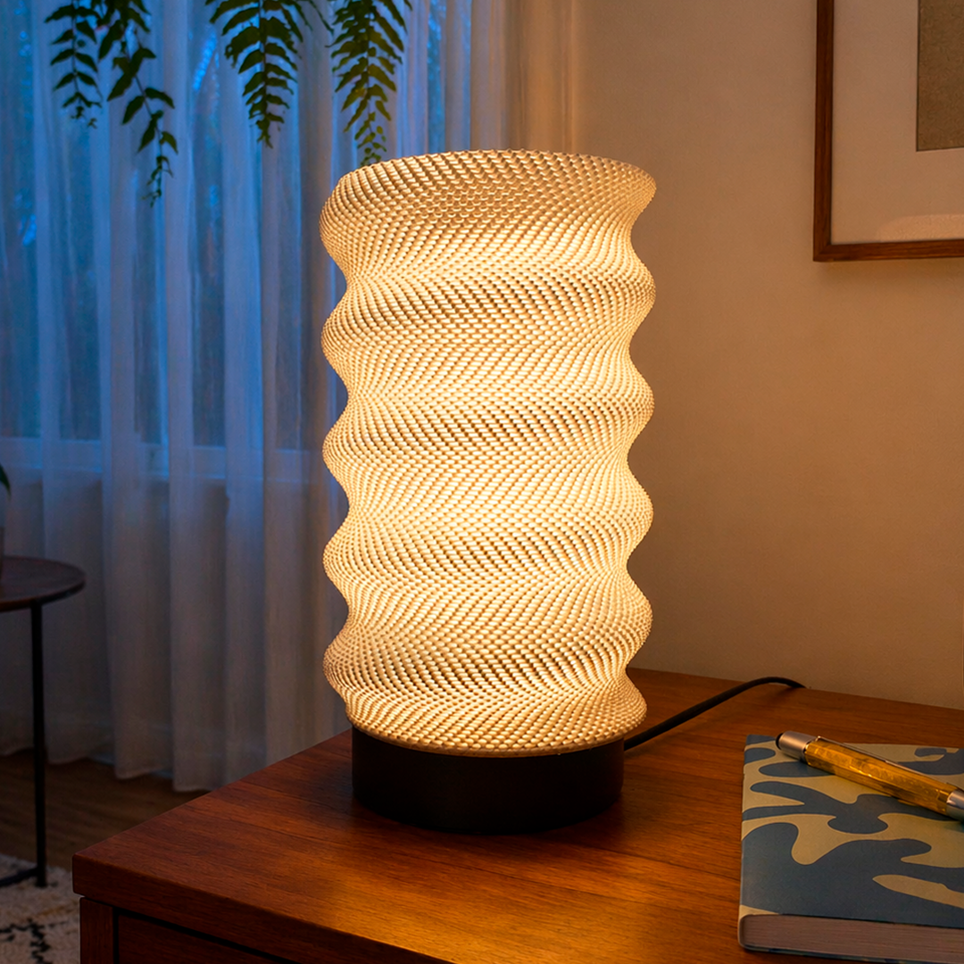 Springy Adaptive Lampshade