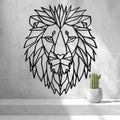 2d Lion Head Low Poly