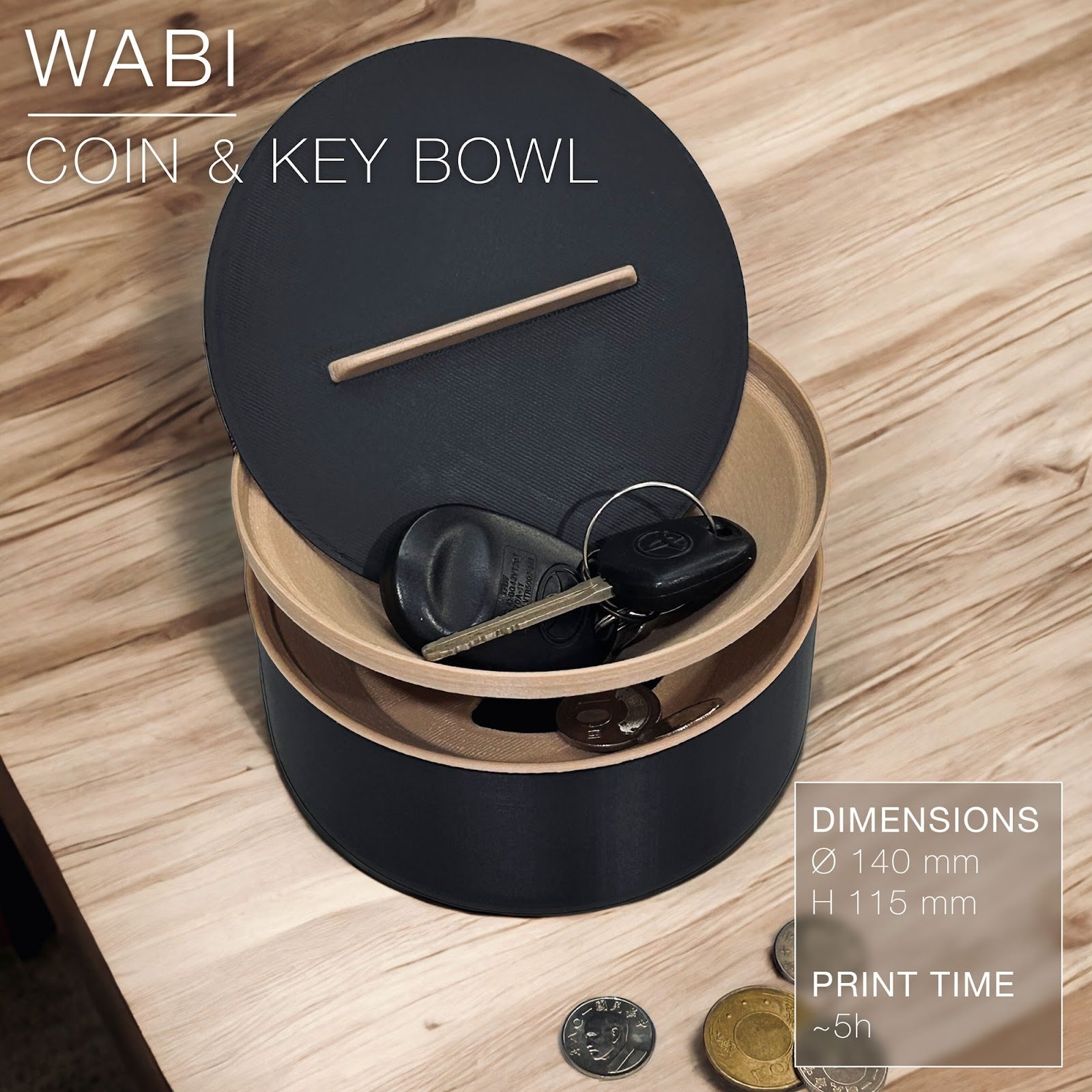 Wabi | Coin & Key Bowl