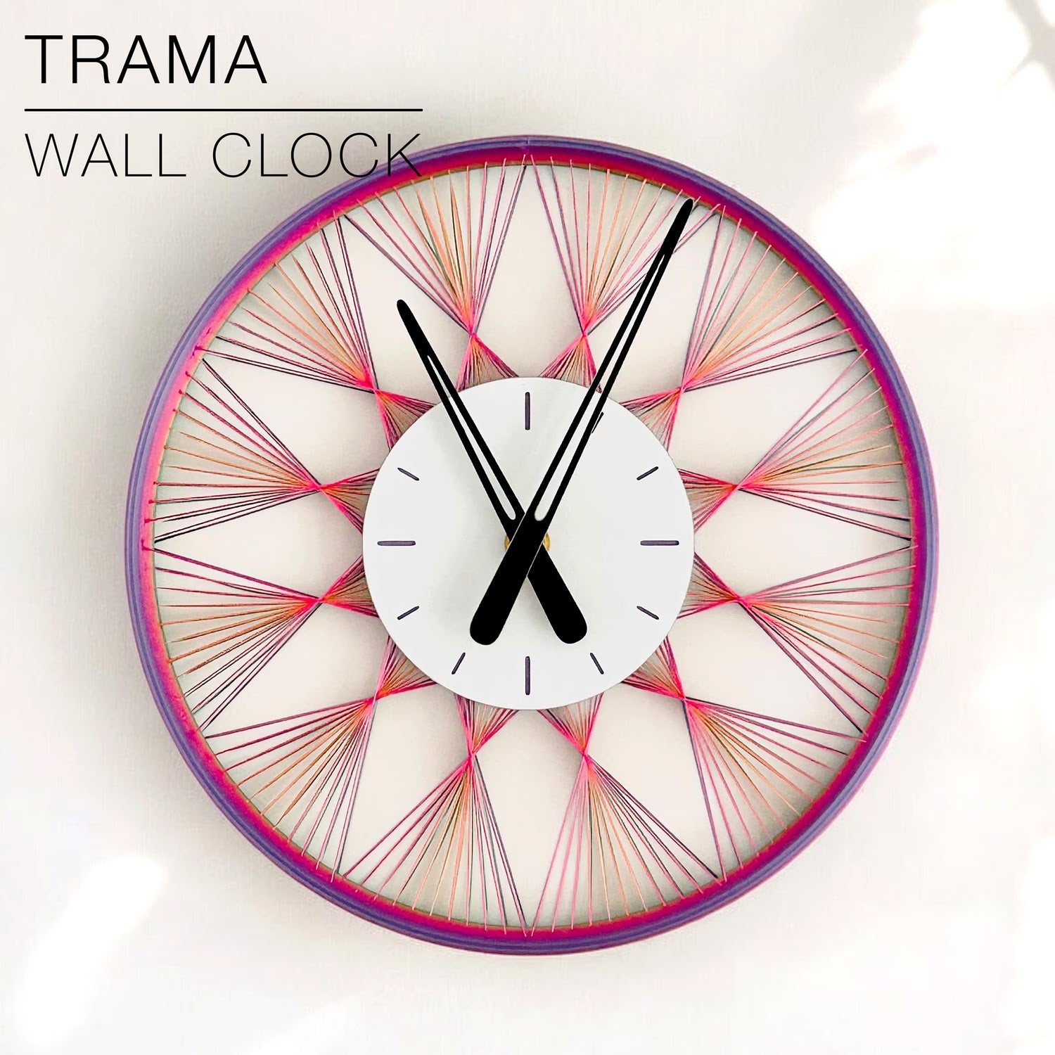 Trama | String Art Wall Clock