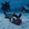 Krampus Dragon Articulated Figure Keychain