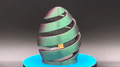 Spiral Egg Lamp for Led Tea Light & Puck Light