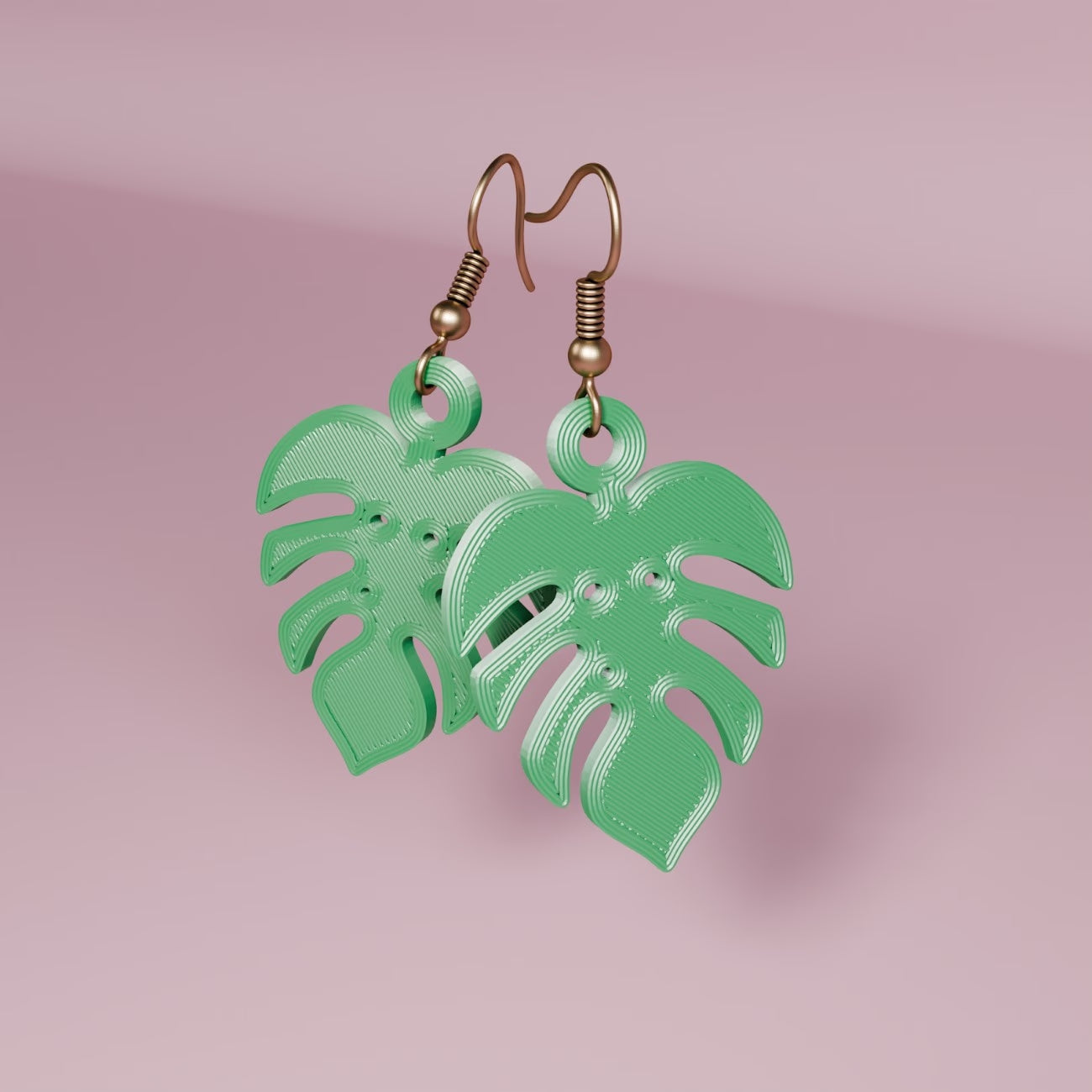 Monstera Earings