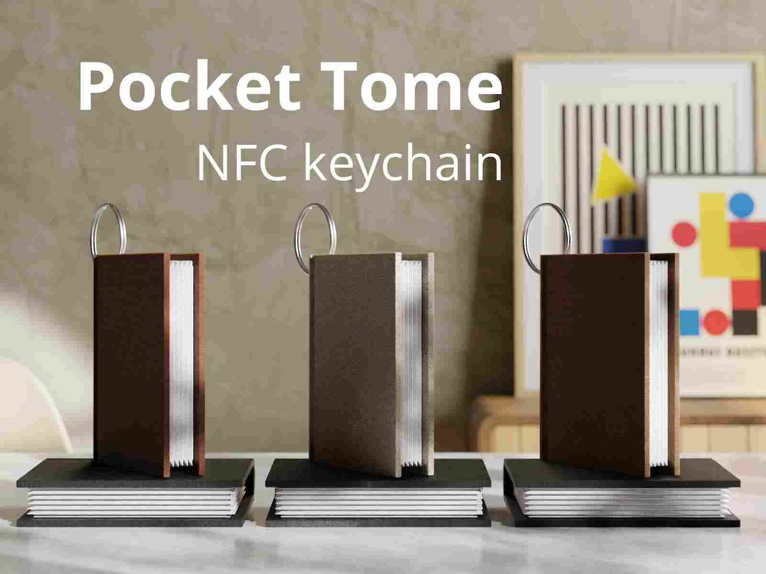 Pocket Tome Nfc Keychain