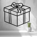 2d Christmas Present Wall Art/window Art