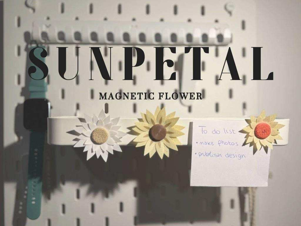 Sunpetal Magnetic Flower