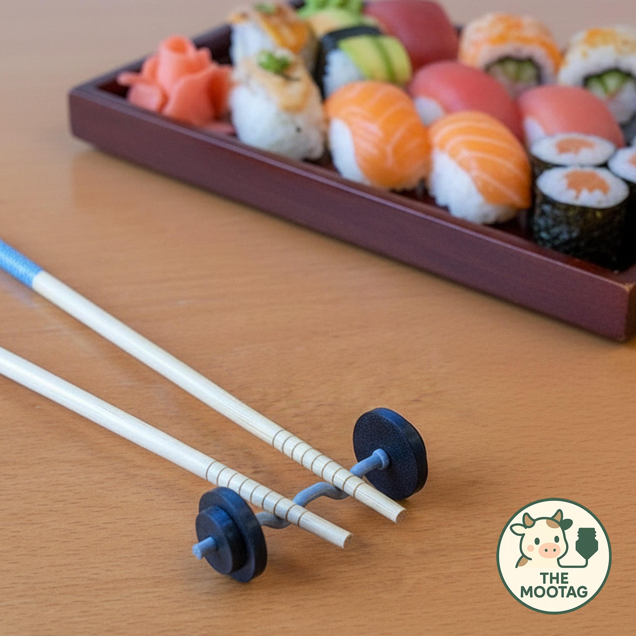 Gym Weights Chopstick Holder